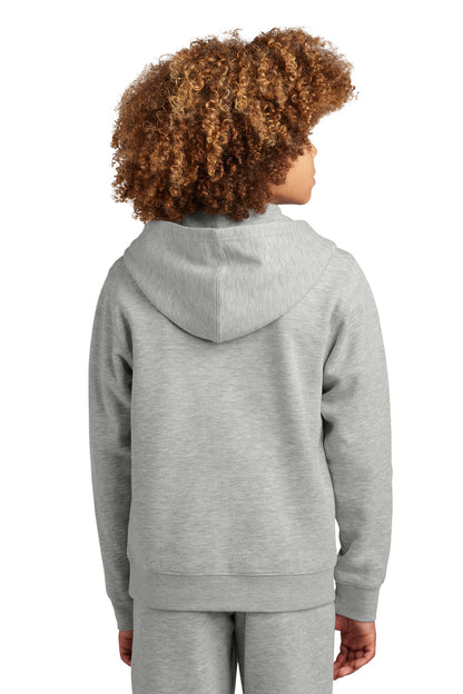 LtHtGry District Youth V.I.T. Fleece Full-Zip Hoodie DT6102Y