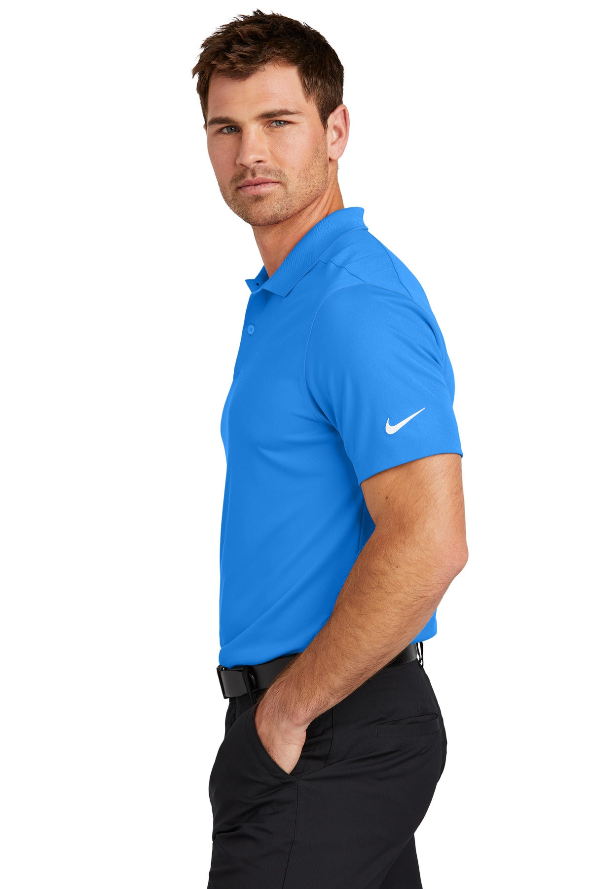 LtPhoBlue Nike Victory Solid Polo NKDX6684