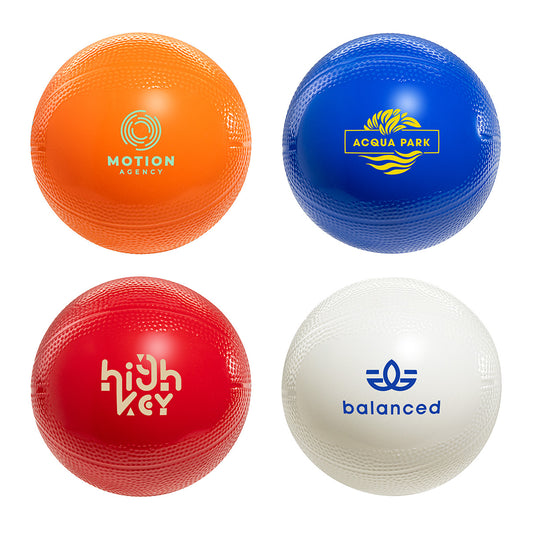 Orange Basketball 4" Vinyl Sports Ball