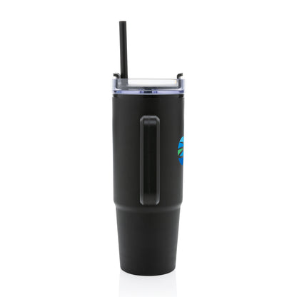 Black Tana RCS Plastic Tumbler with Handle 900ML