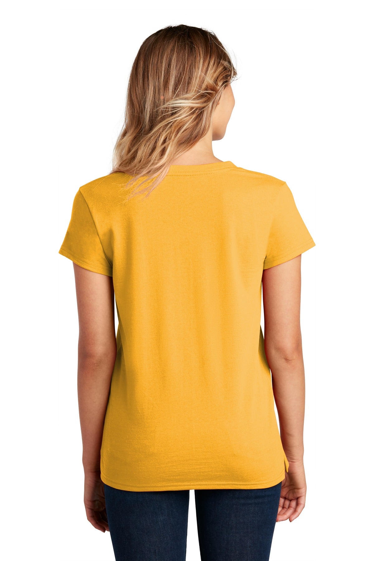 Maize Yellow District Women's Re-Tee V-Neck DT8001