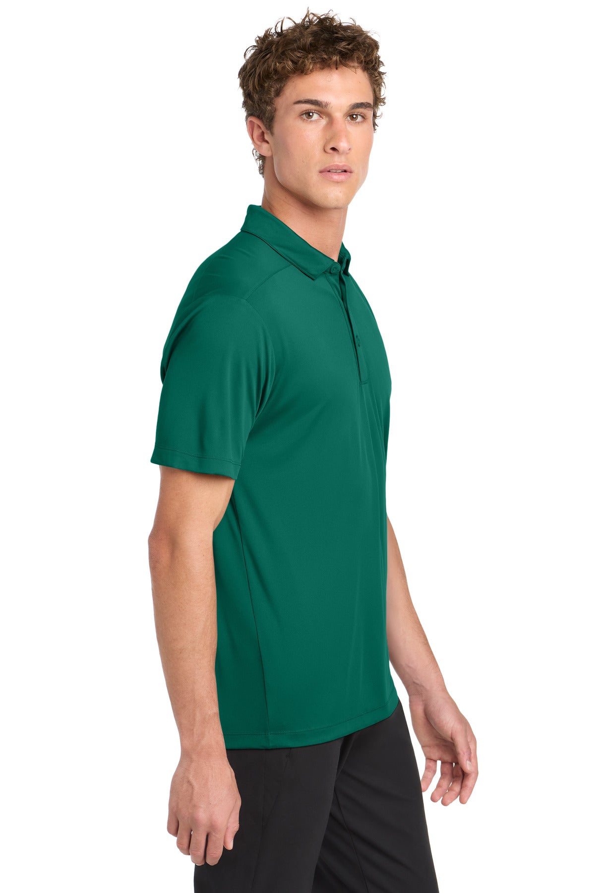 Marine Green Sport-Tek Posi-UV Pro Polo. ST520