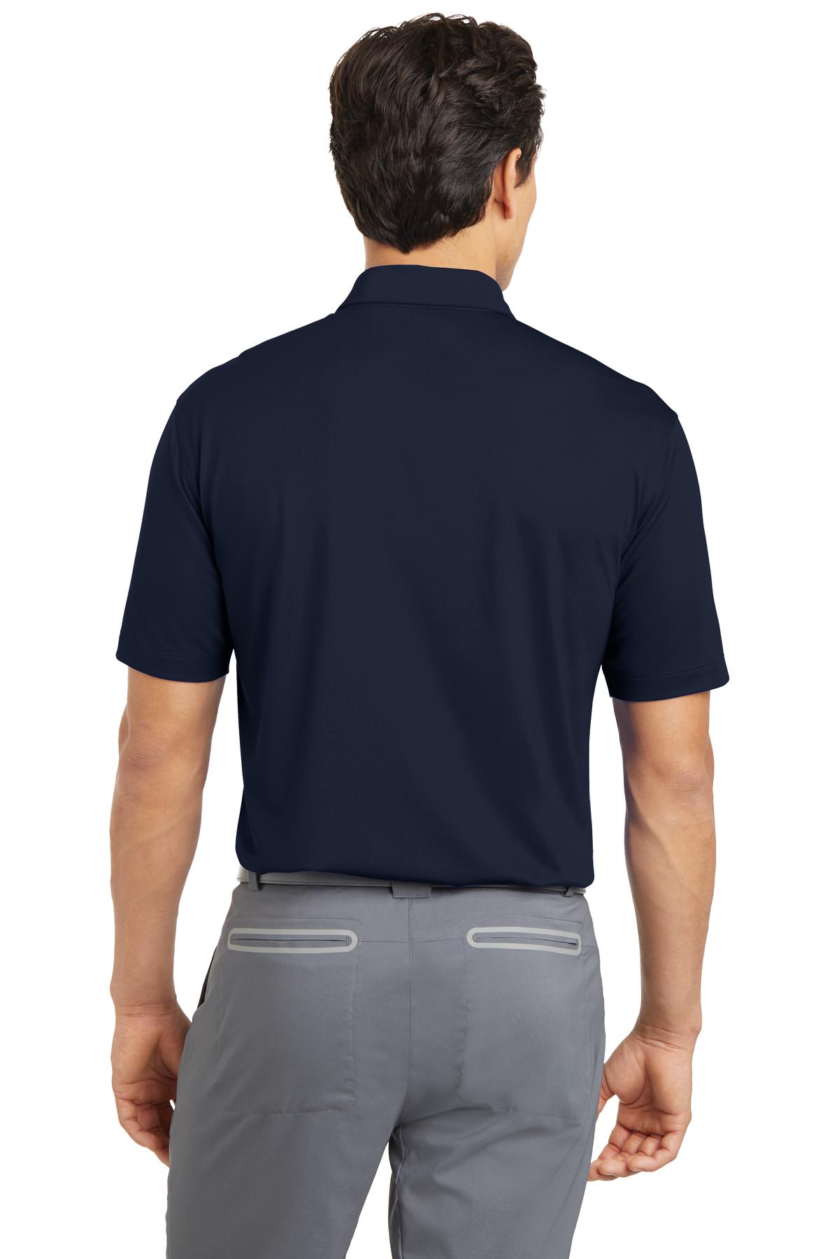 Marine Nike Dri-FIT Vertical Mesh Polo. 637167