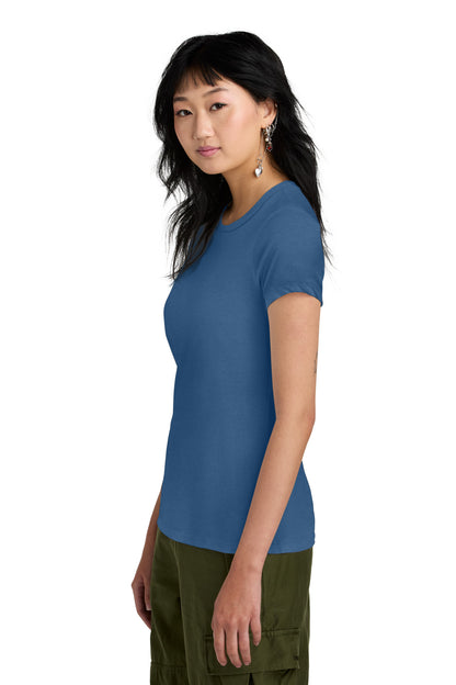 Maritime Blue District Women's Perfect Weight Tee. DM104L