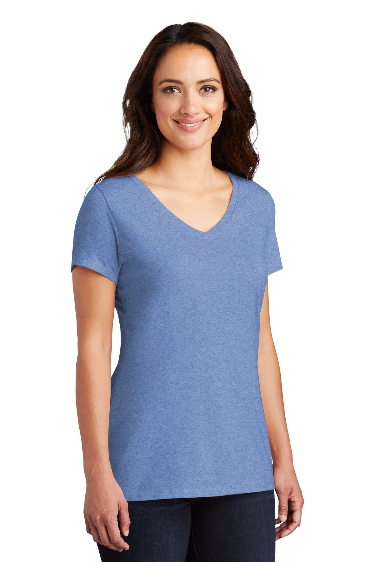 Maritime Frost District Women's Perfect Tri V-Neck Tee. DM1350L