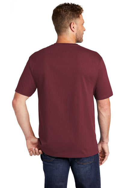 Maroon CornerStone Workwear Pocket Tee CS430