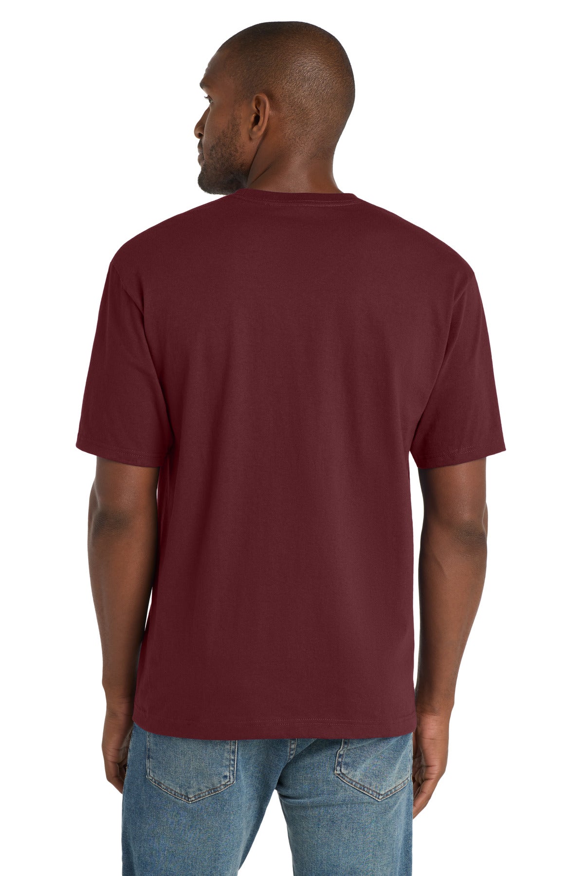 Maroon CornerStone Workwear Pocket Tee CS430