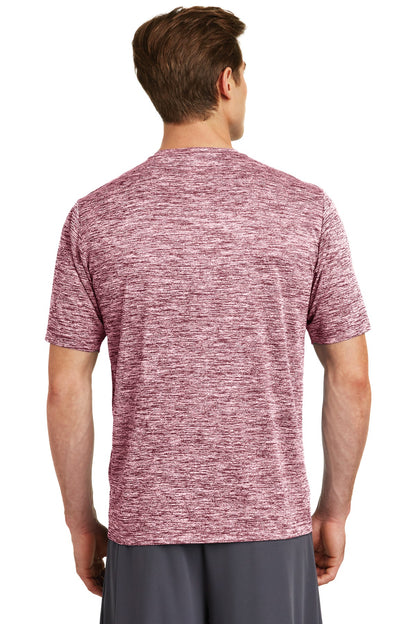 Maroon Electrc Sport-Tek PosiCharge Electric Heather Tee. ST390