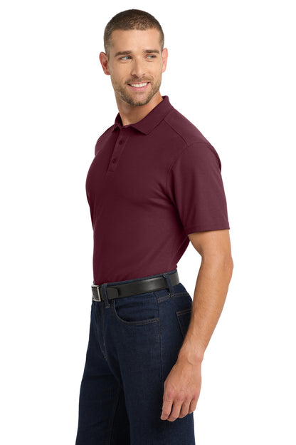 Maroon Port Authority EZPerformance Pique Polo. K600