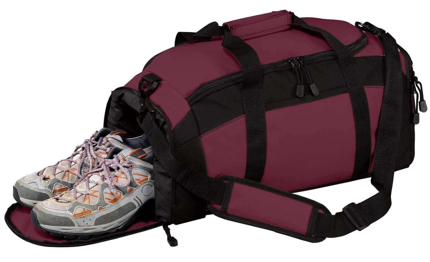 Maroon Port Authority - Gym Bag. BG970