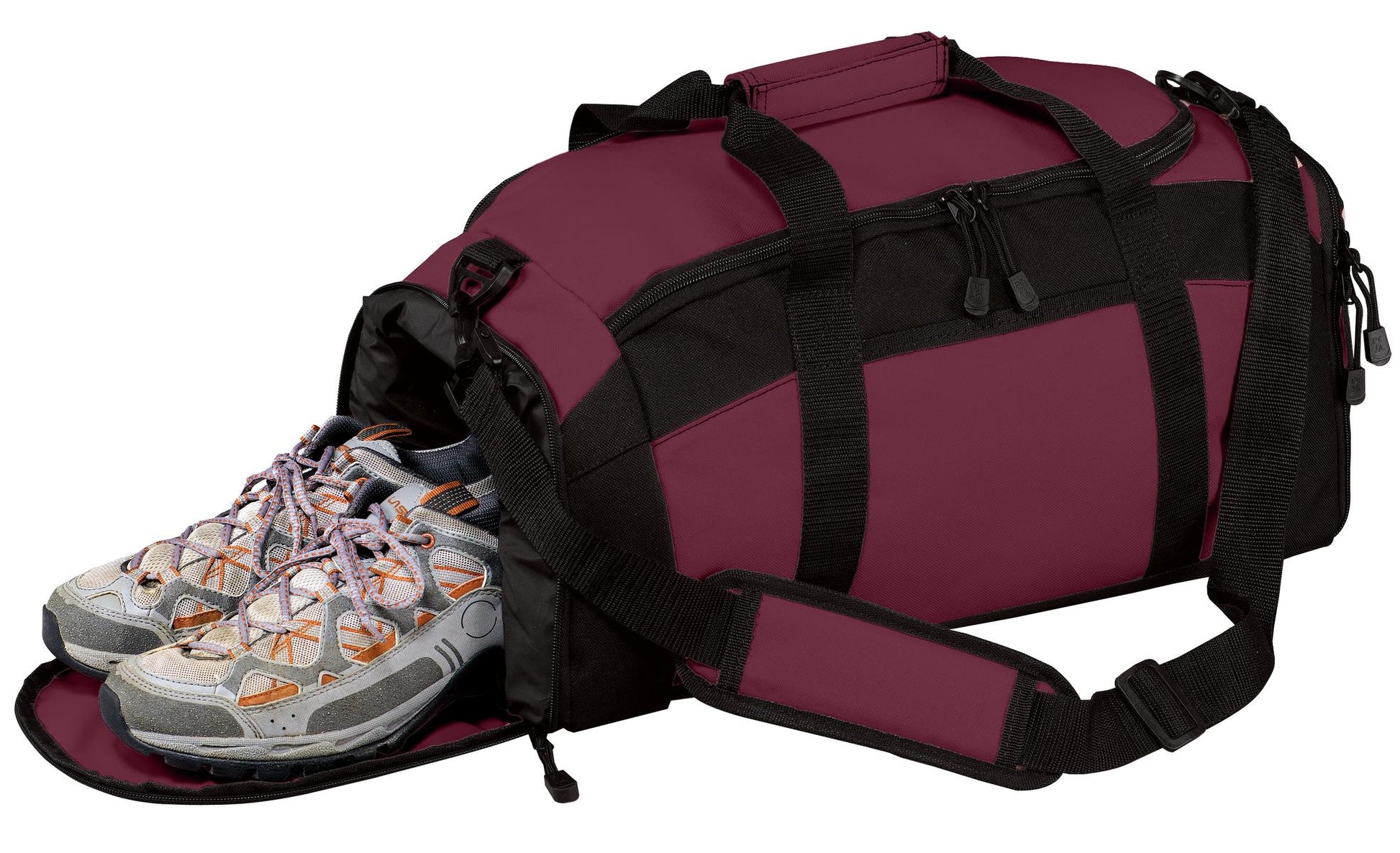 Maroon Port Authority - Gym Bag. BG970