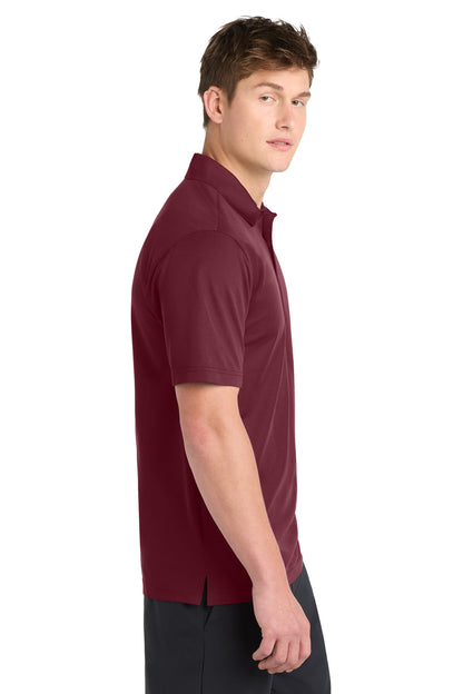 Maroon Sport-Tek PosiCharge Active Textured Polo. ST690