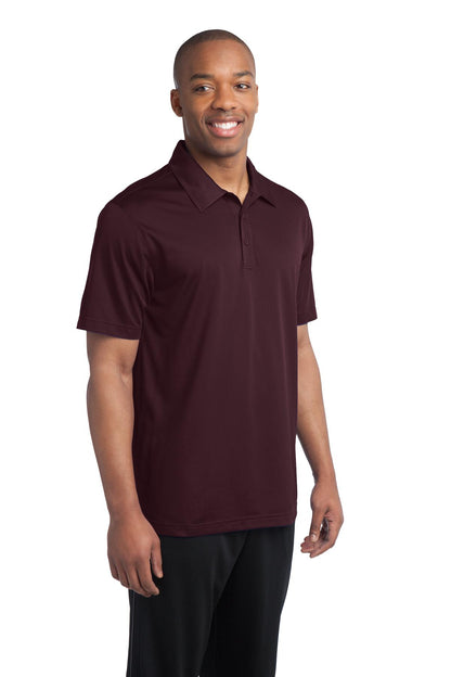 Maroon Sport-Tek PosiCharge Active Textured Polo. ST690