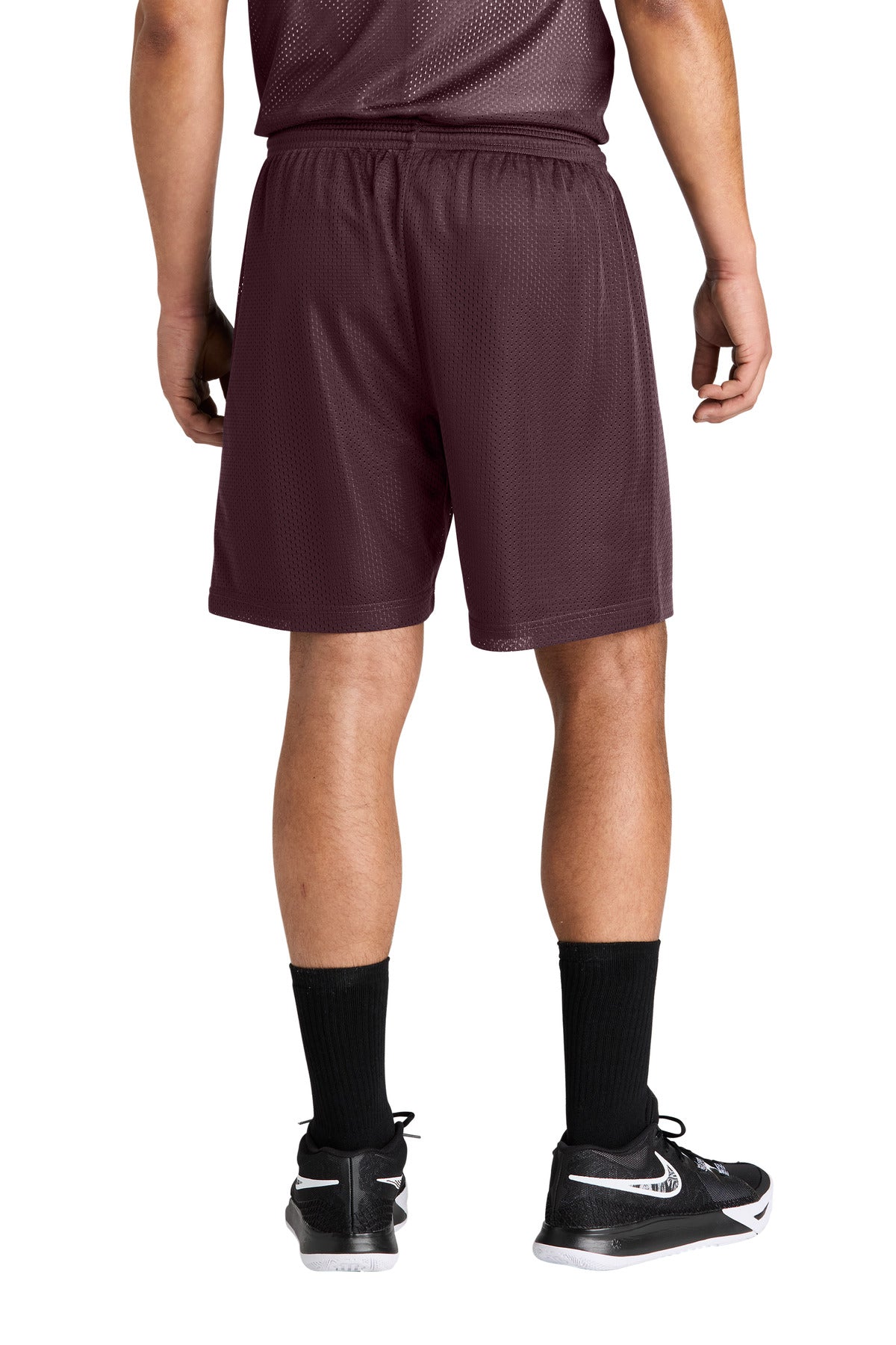 Maroon Sport-Tek PosiCharge Mesh 7" Short ST5100