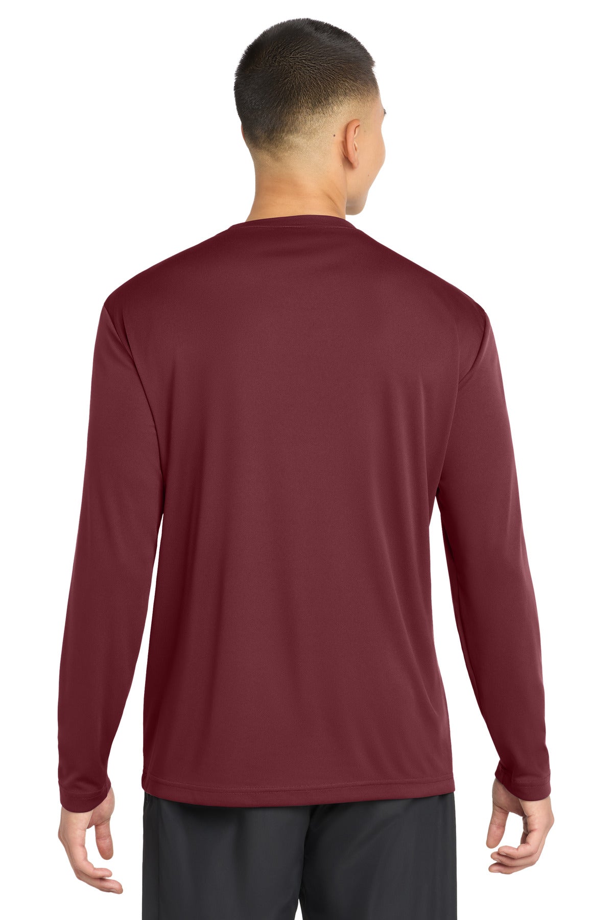 Maroon Sport-Tek Tall Long Sleeve PosiCharge Competitor Tee. TST350LS