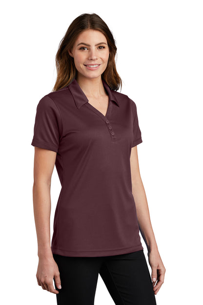 Maroon Sport-Tek Women's PosiCharge Micro-Mesh Polo. LST680