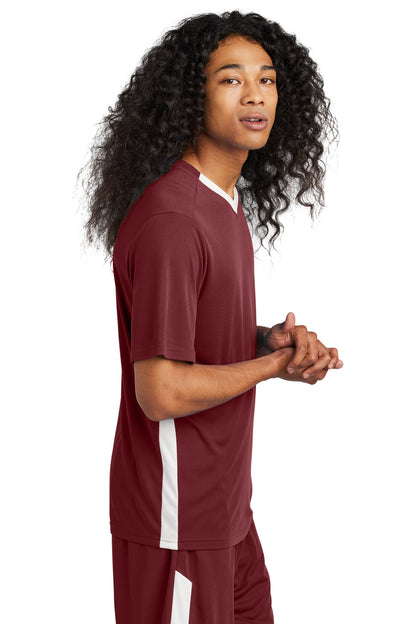 Mar/White Sport-Tek Competitor United V-Neck ST101