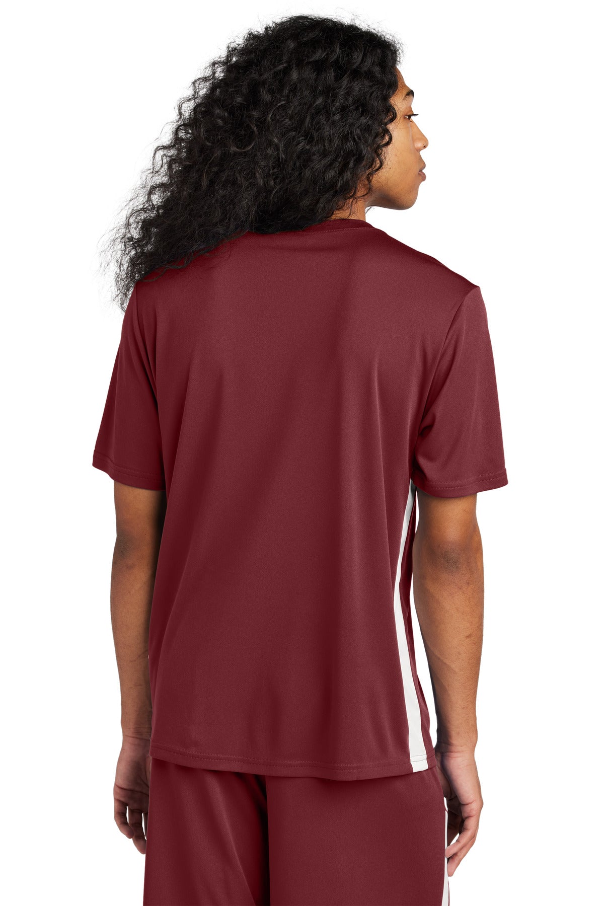Mar/White Sport-Tek Competitor United V-Neck ST101