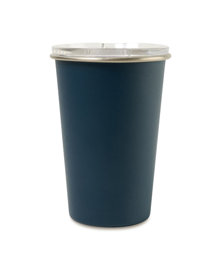 Matte Navy Arlo Classics Stainless Steel Travel Tumbler - 14 Oz. plain