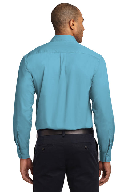 Maui Blue Port Authority Extended Size Long Sleeve Easy Care Shirt S608ES