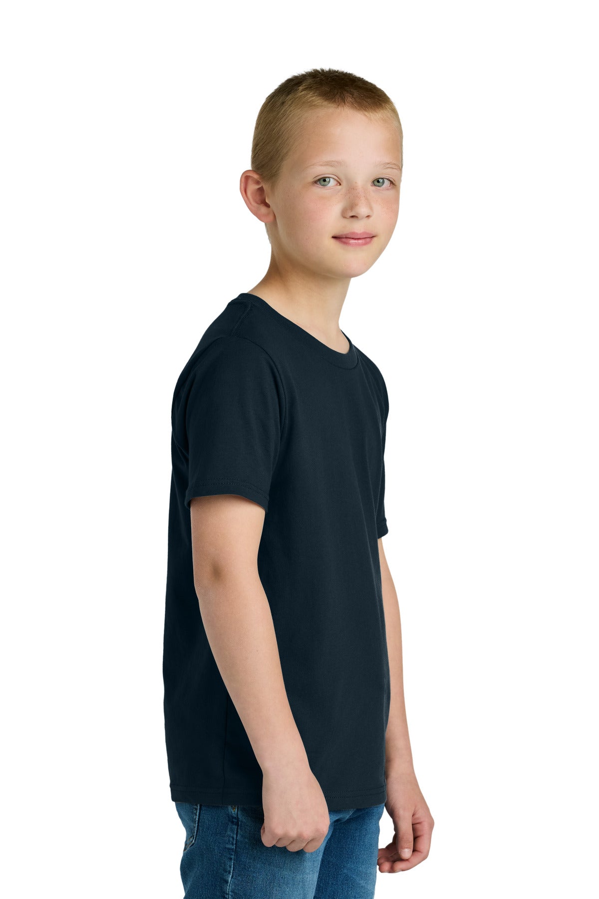 MdntNavy Next Level Apparel Youth Cotton Tee NL3310