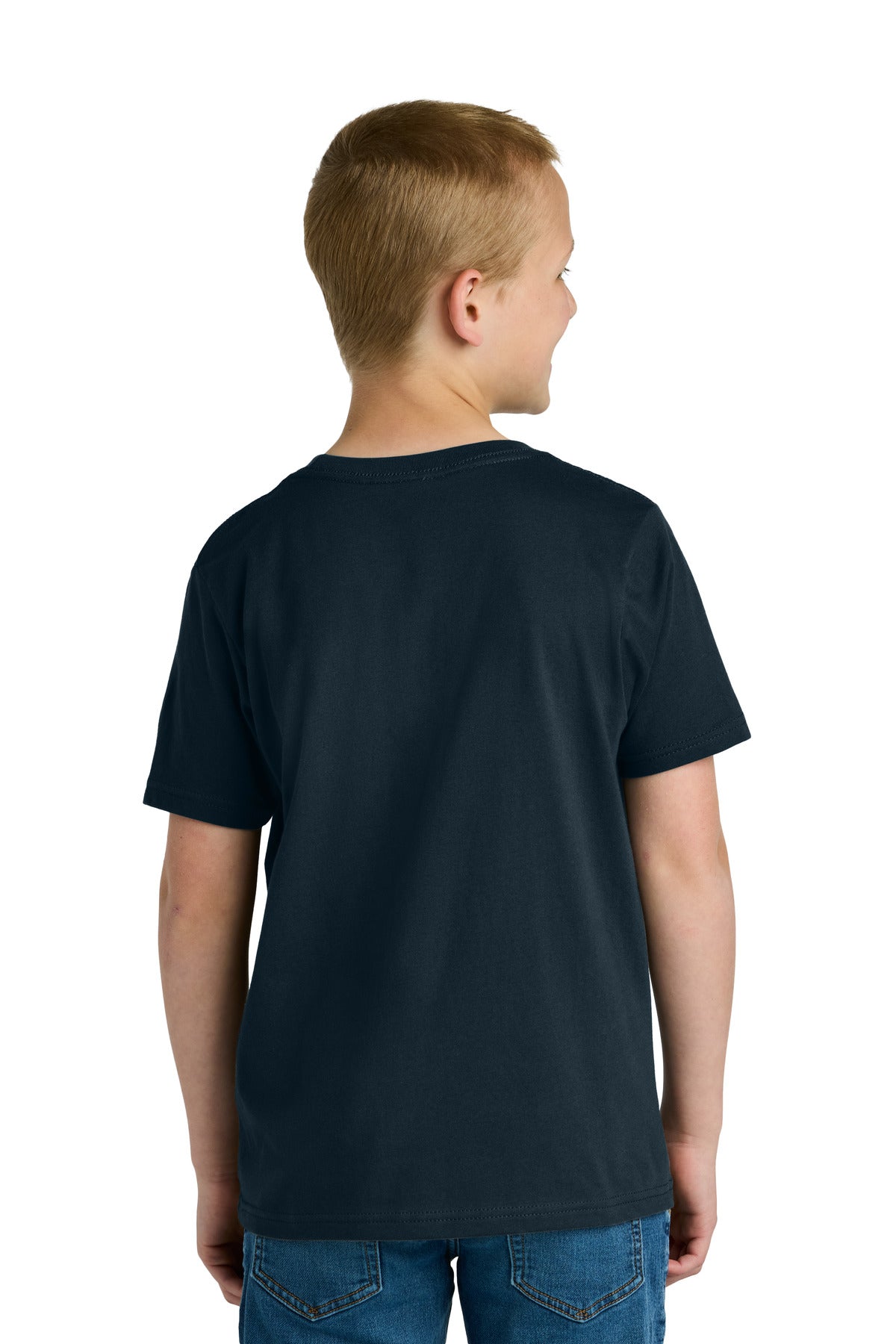 MdntNavy Next Level Apparel Youth Cotton Tee NL3310