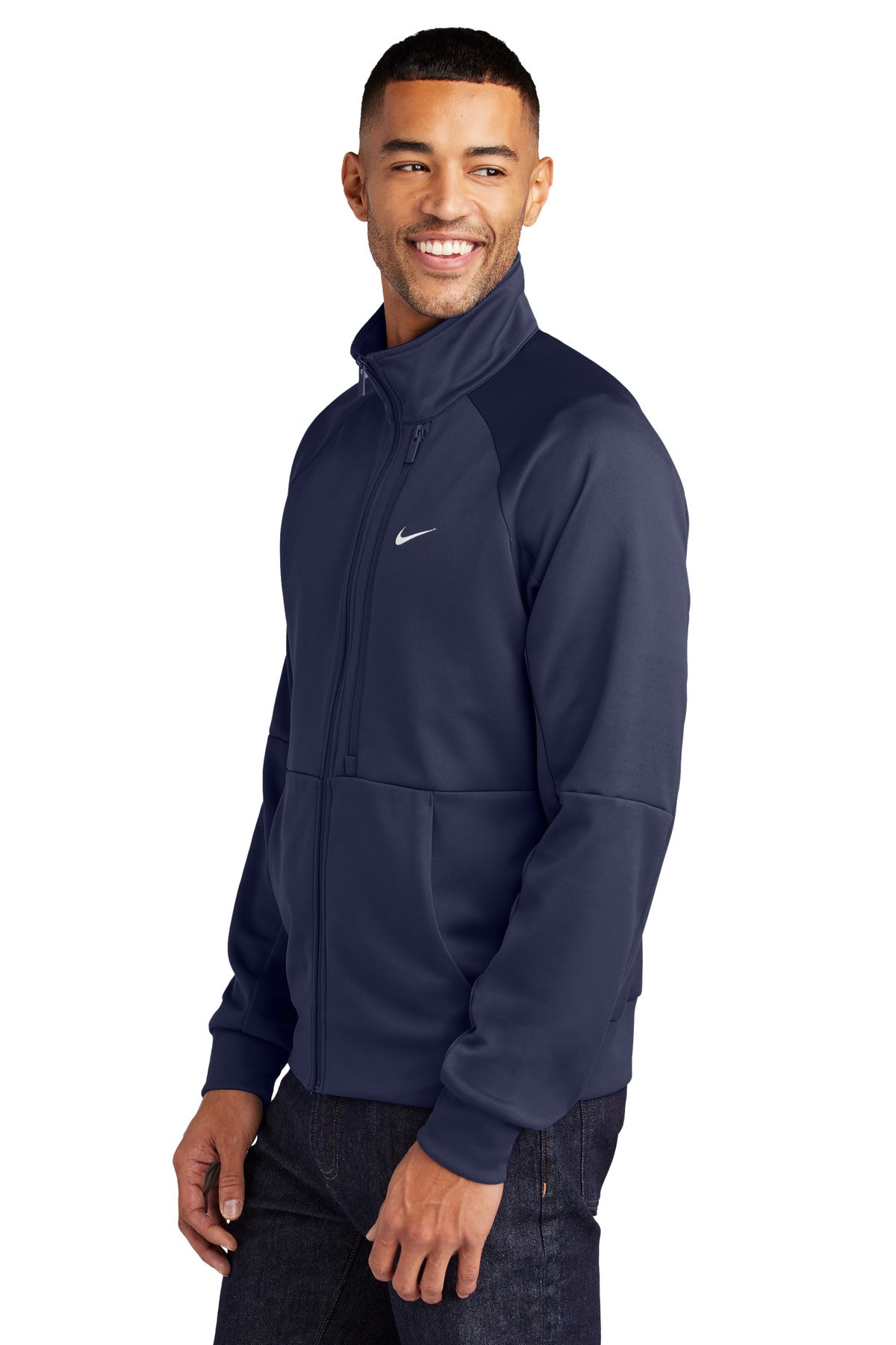 MdntNavy Nike Full-Zip Chest Swoosh Jacket NKFD9891