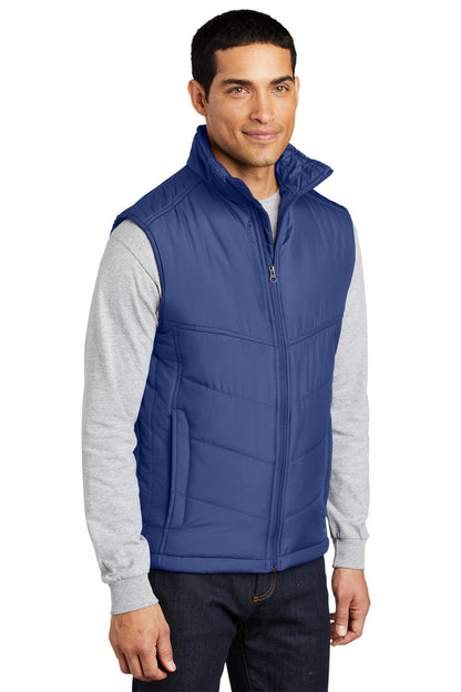 Medit Blue Port Authority Puffy Vest. J709