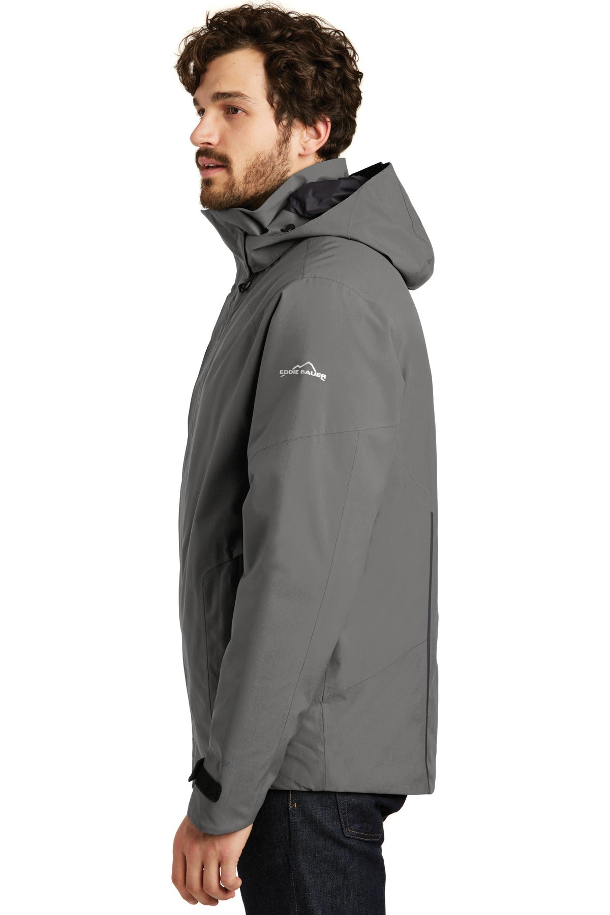 Metal Grey Eddie Bauer WeatherEdge Plus Insulated Jacket. EB554