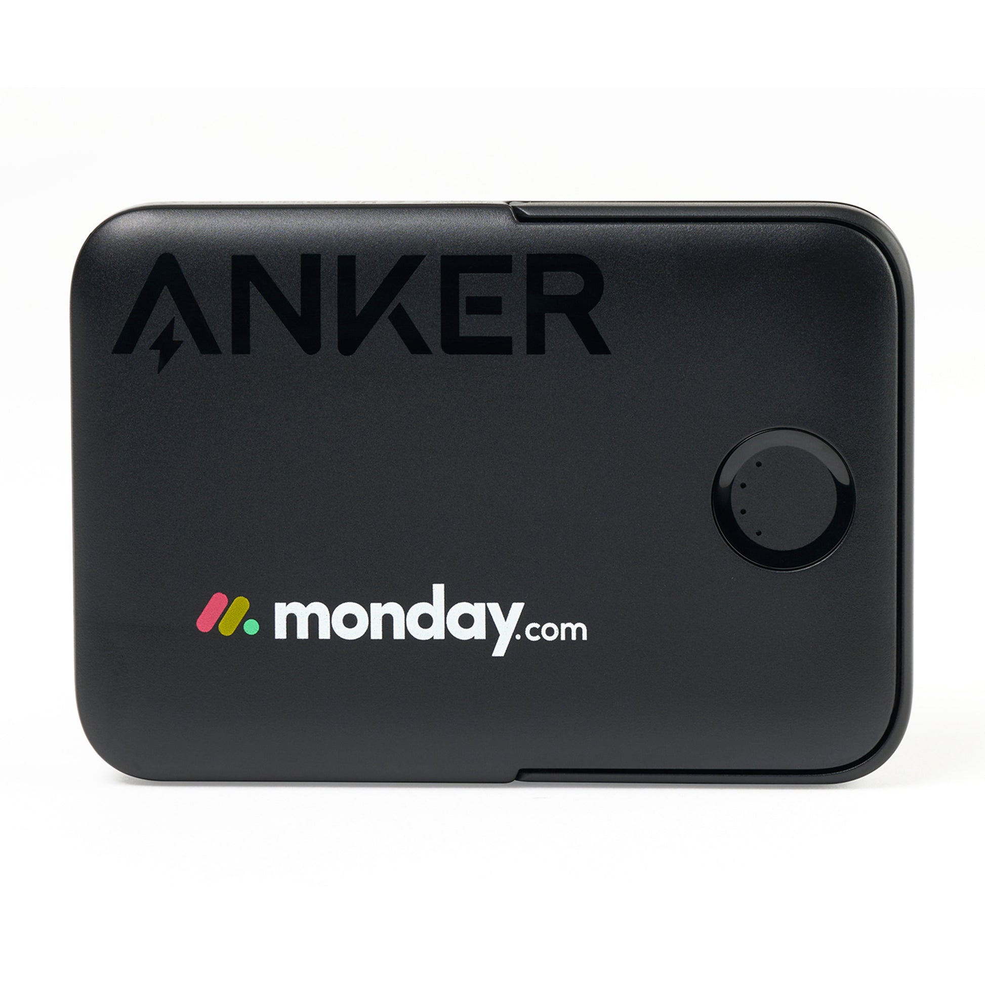 Black Anker® MagGo 5K Power Bank with Stand