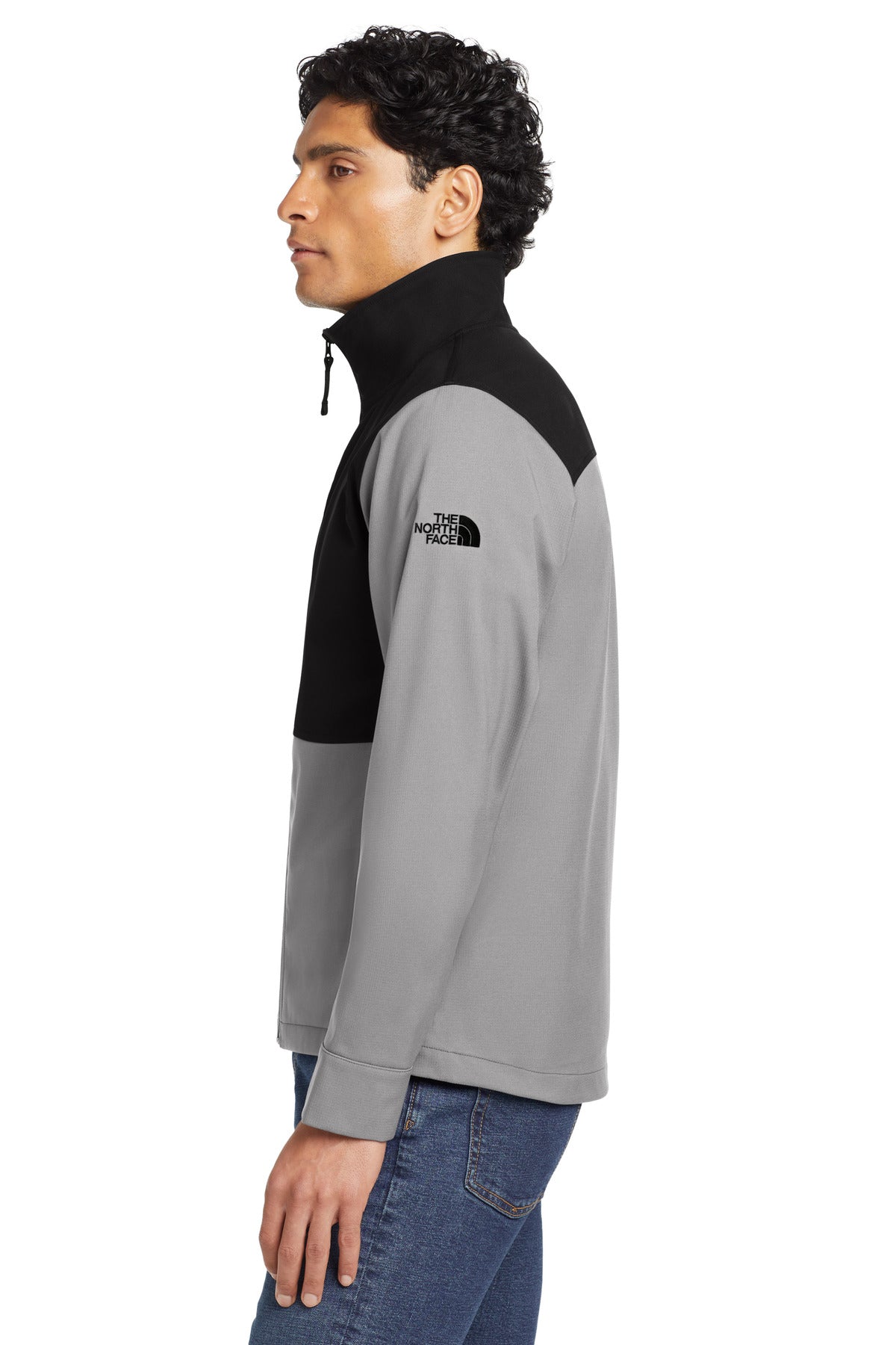 Mid Grey The North Face Castle Rock Soft Shell Jacket. NF0A552Z