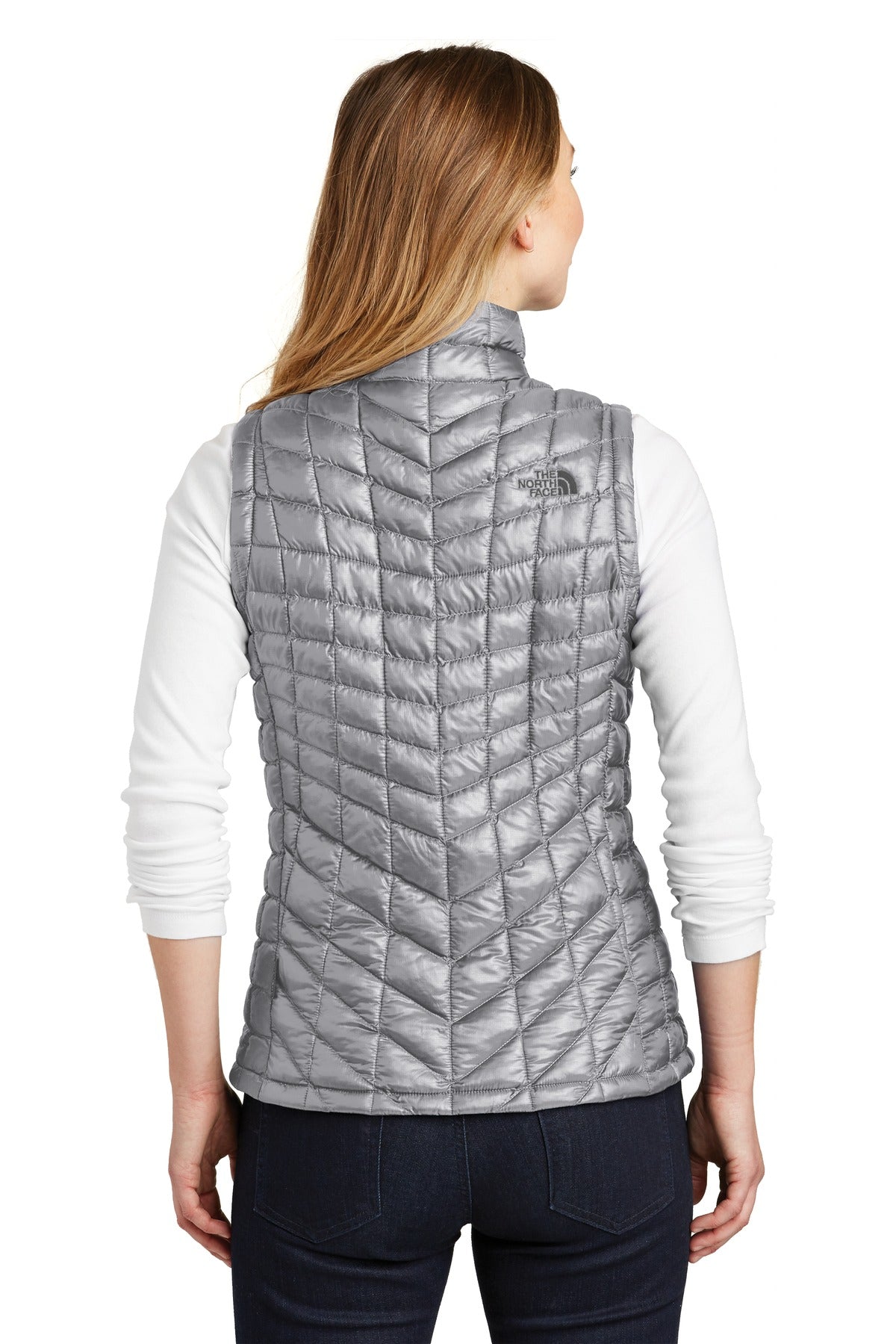 Mid Grey The North Face Women's ThermoBall Trekker Vest. NF0A3LHL