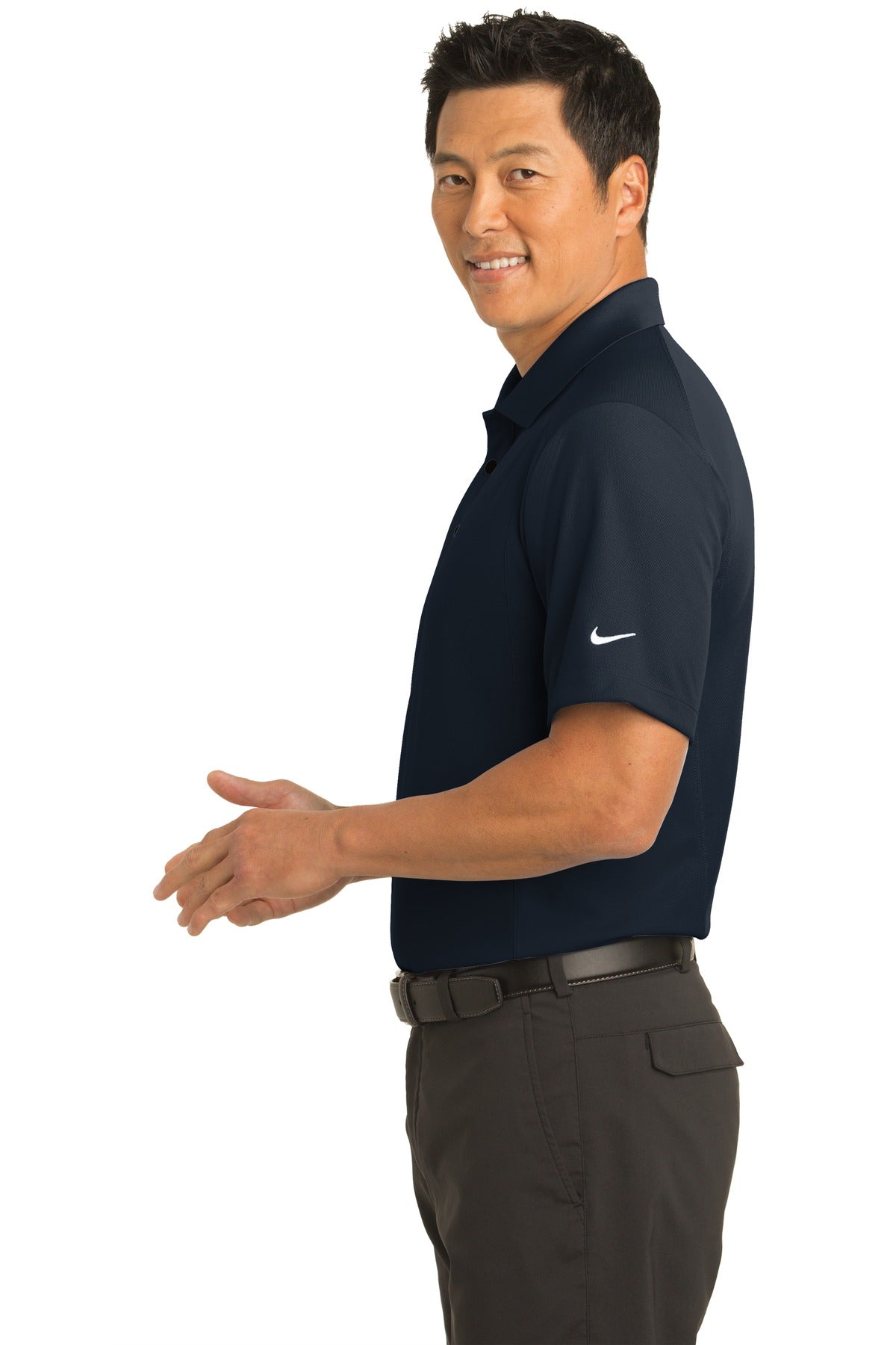 Midnight Navy Nike Dri-FIT Classic Polo. 267020
