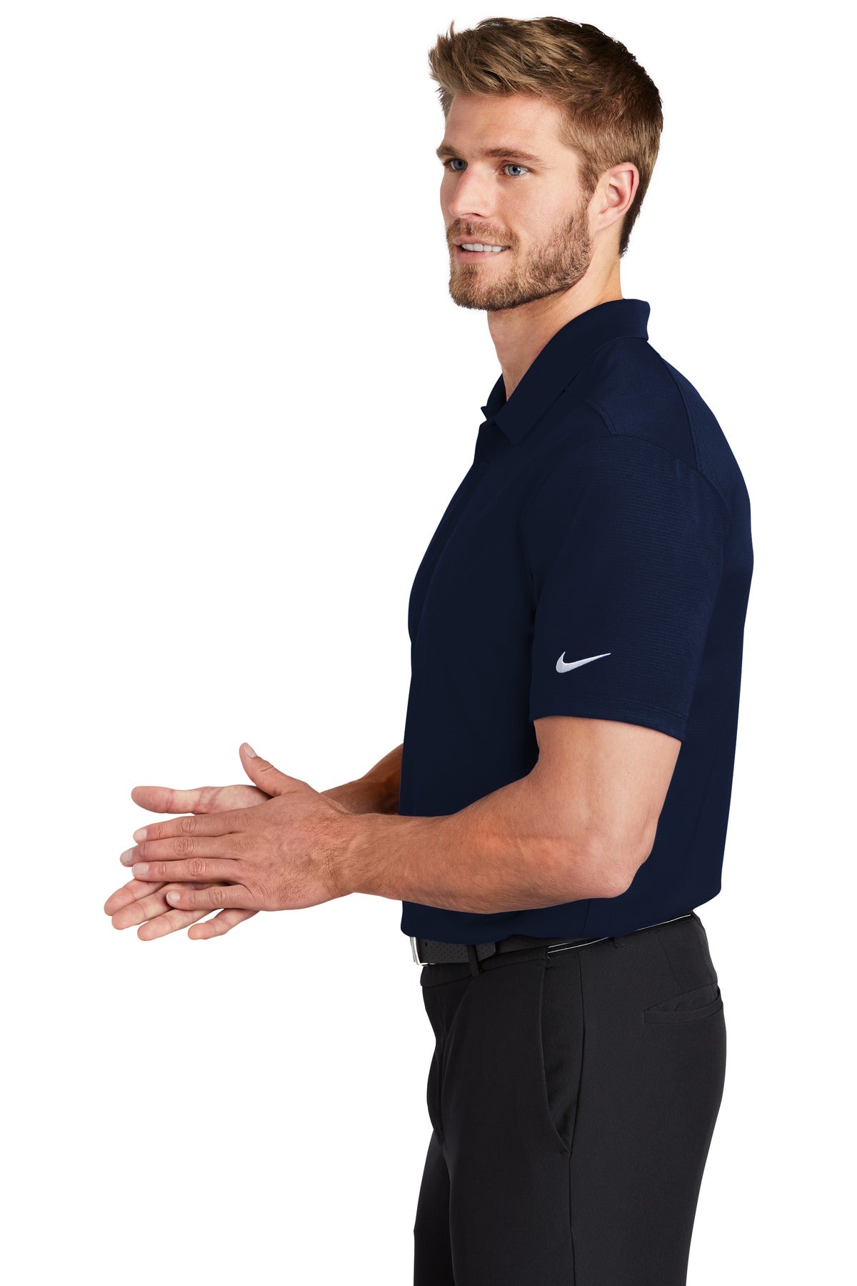 Midnight Navy Nike Dry Essential Solid Polo NKBV6042