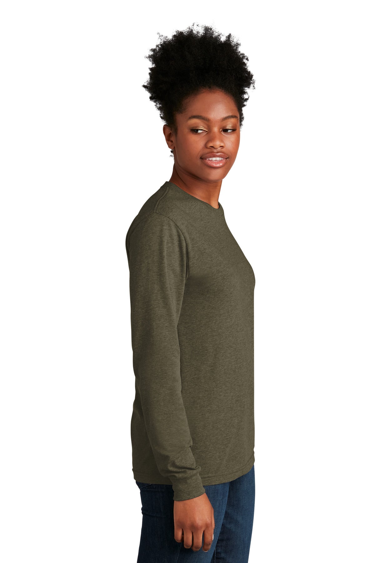 MilGreen Next Level Apparel Adult CVC Long Sleeve Tee NL6211