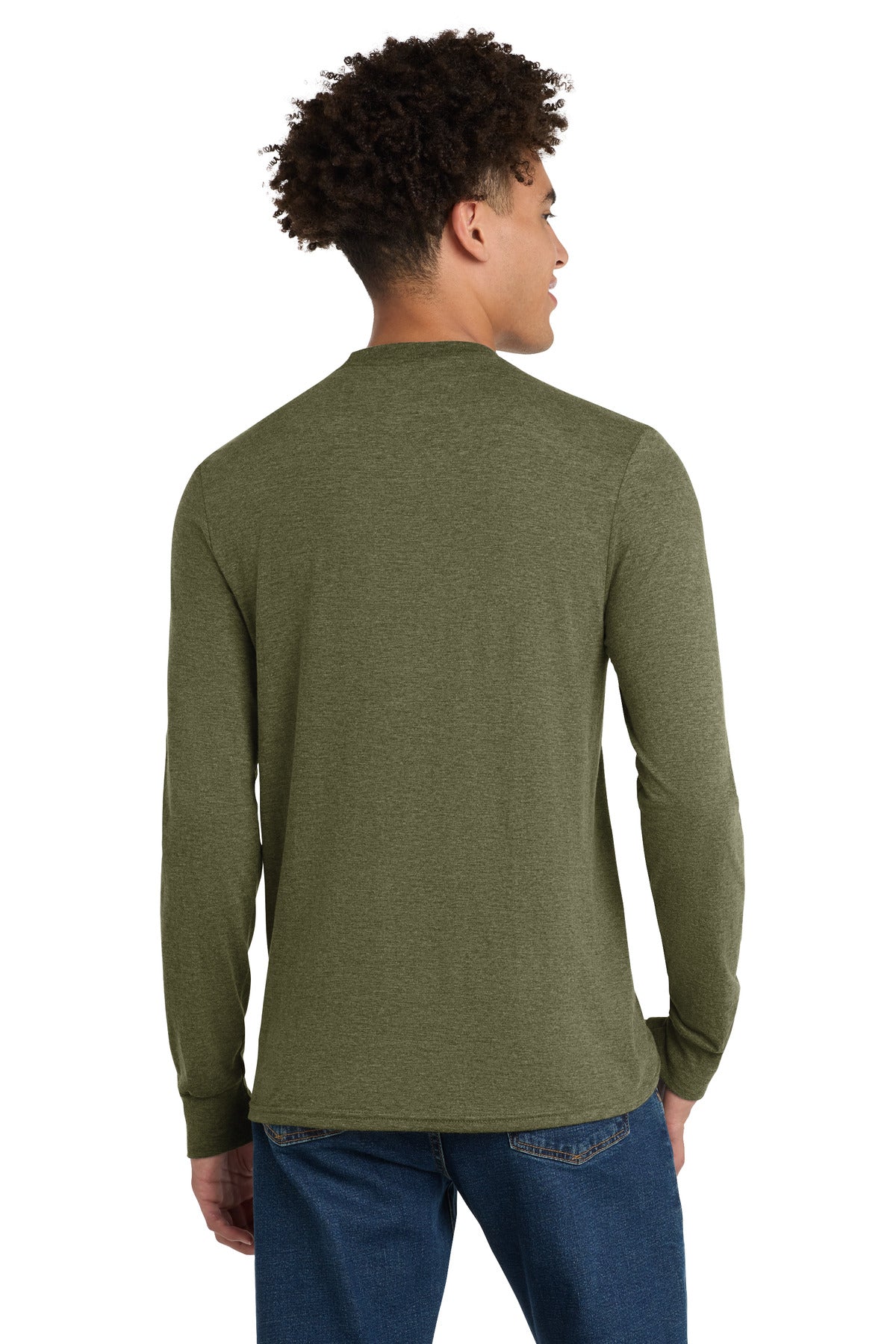 MilGrnFst District Perfect Tri Long Sleeve Tee . DM132