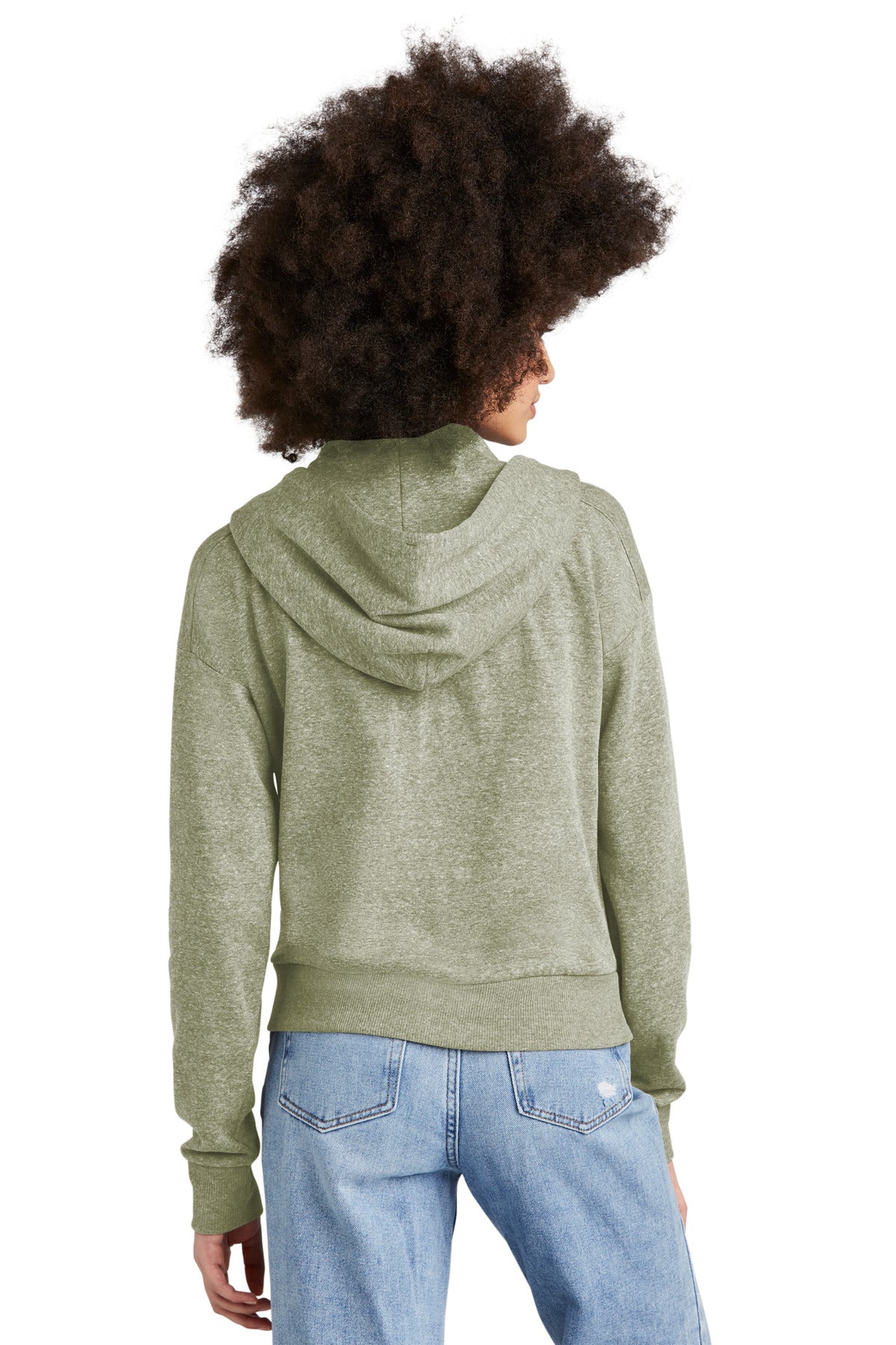 MilGrnFst District Women's Perfect Tri Fleece 1/2-Zip Pullover DT1311