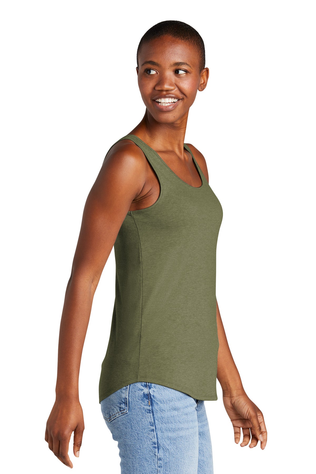 MilGrnFst District Women's Perfect Tri Relaxed Tank DT151