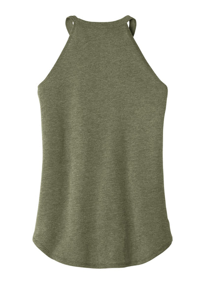 Military Gn Fr District Women's Perfect Tri Rocker Tank. DT137L