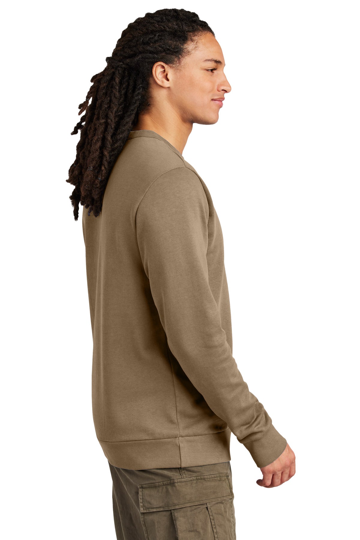 Mushroom District Wash Fleece Crew DT2204
