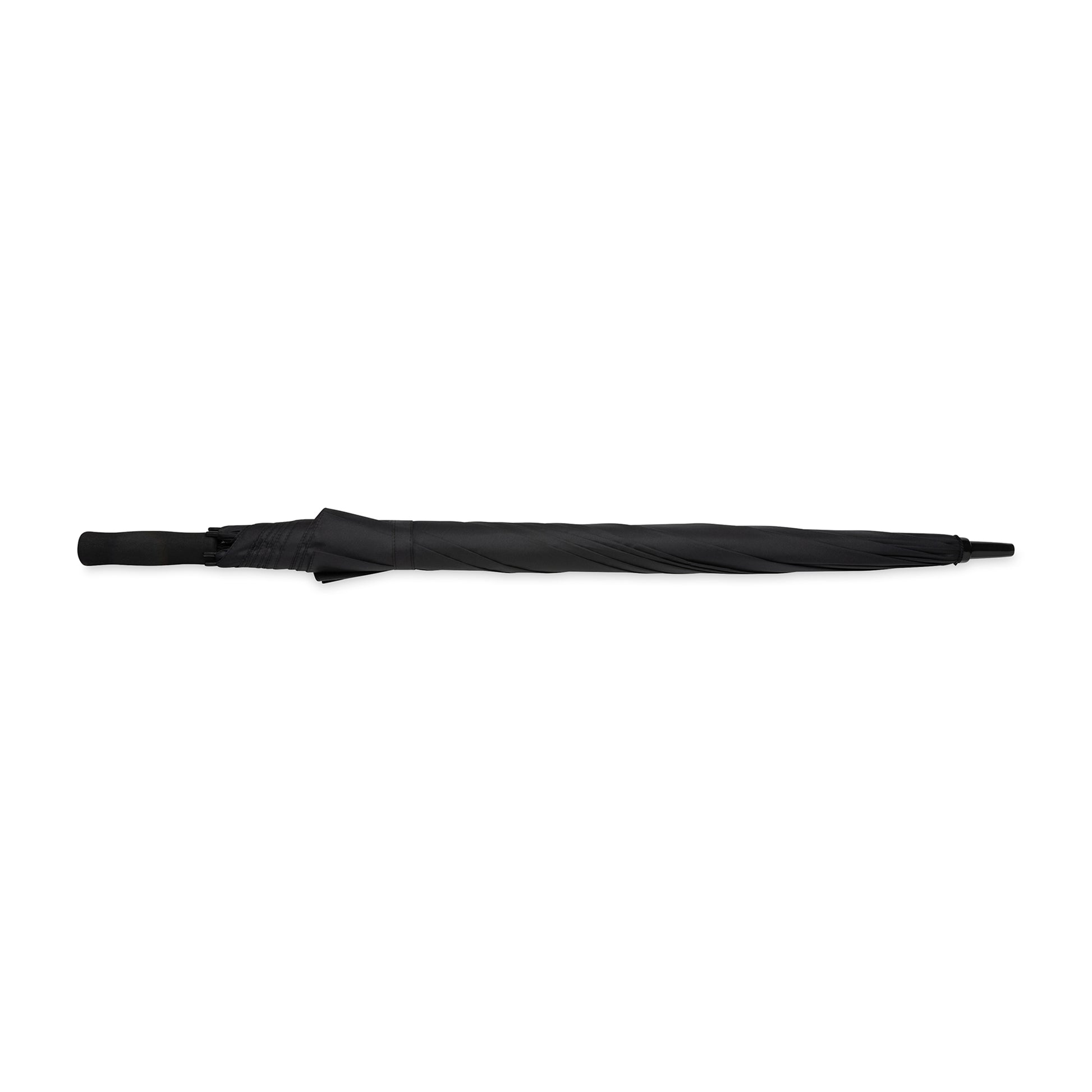 Black 30" Impact AWARE™ RPET 190T Storm Proof Umbrella