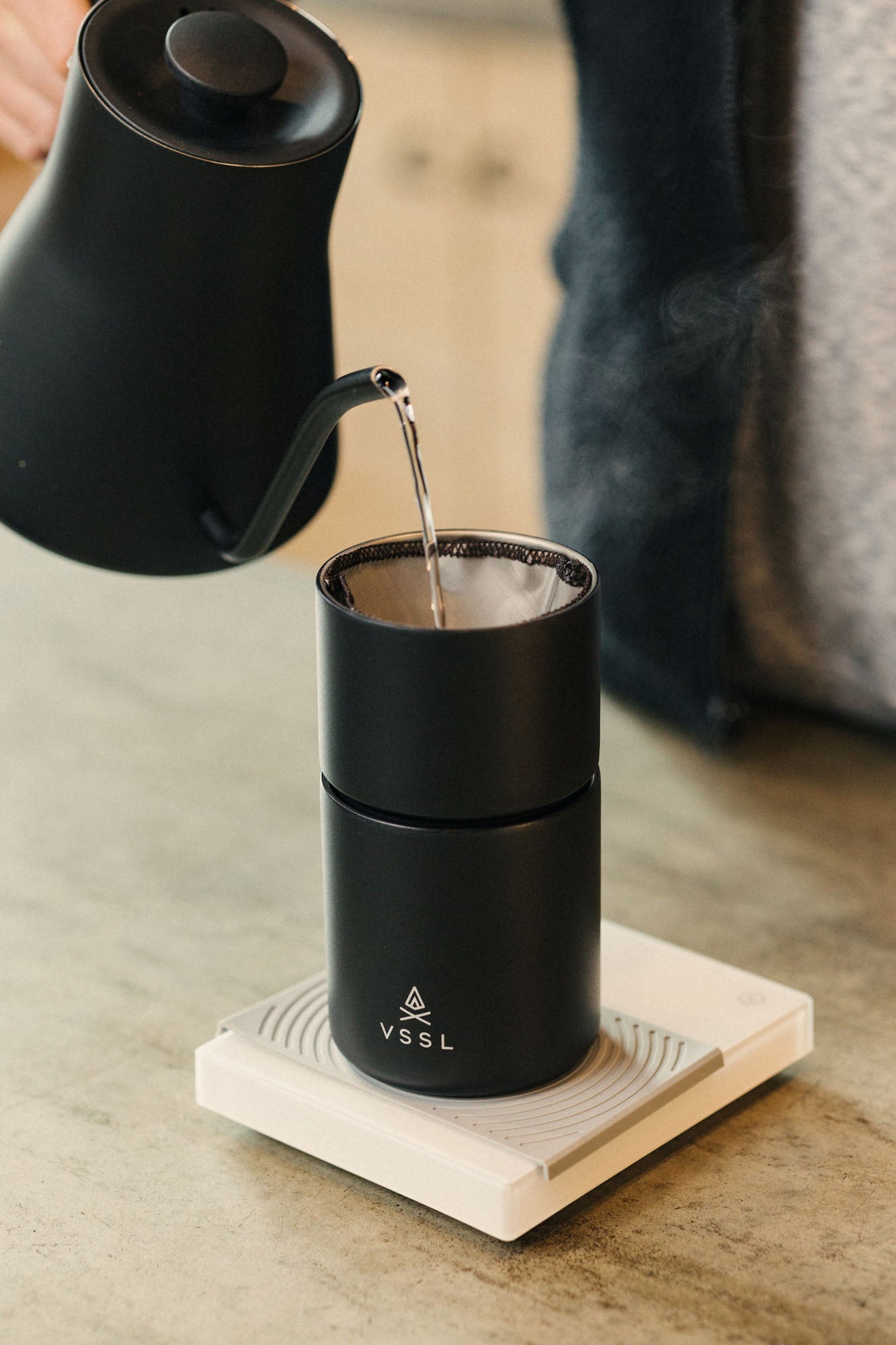 Black VSSL Nest Pour Over Set