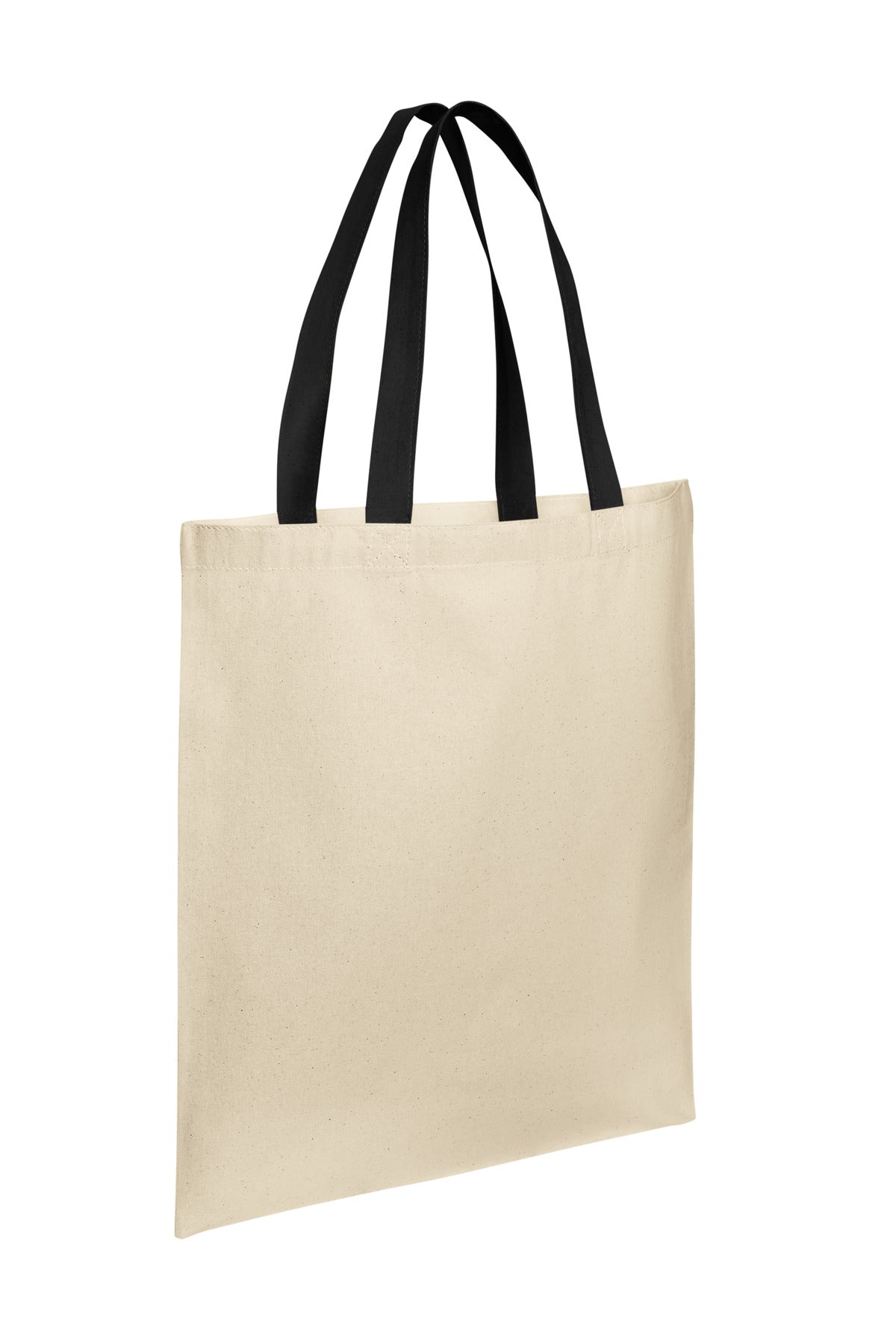 Nat/DeepBk Port Authority Core Cotton Tote BG1500