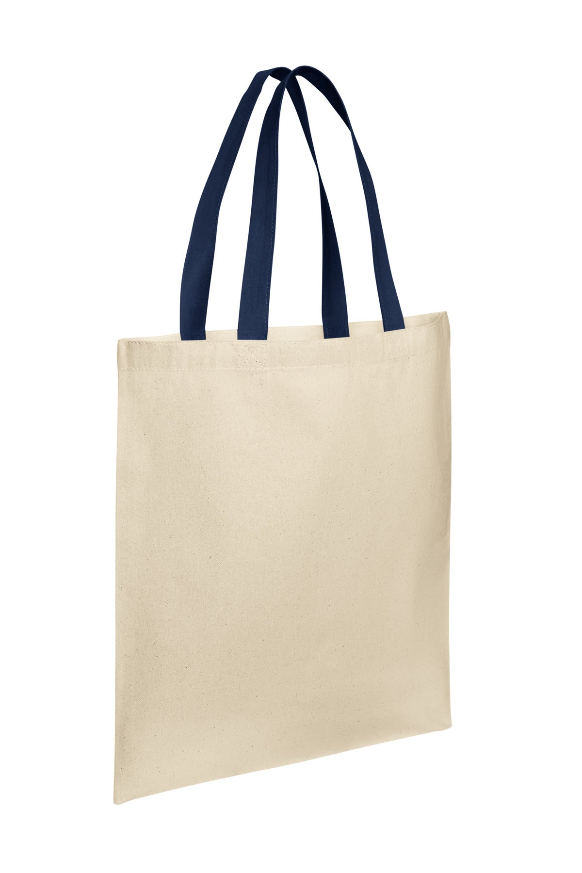 Nat/RvBlNv Port Authority Core Cotton Tote BG1500