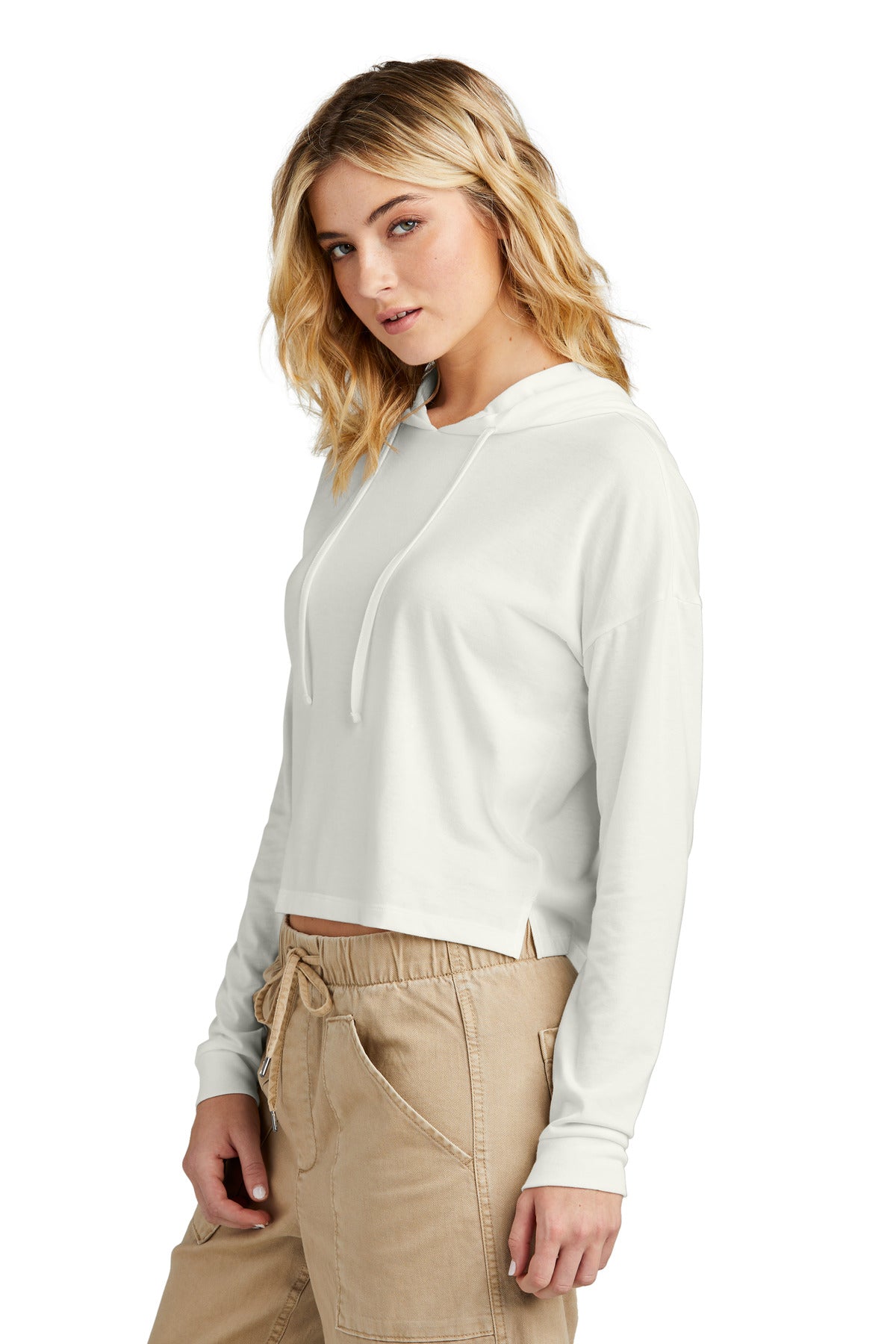 Natural District Women's Perfect Tri Midi Long Sleeve Hoodie DT1390L