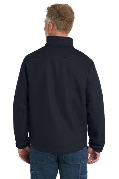 Navy Blue CornerStone Duck Bonded Soft Shell Jacket CSJ60