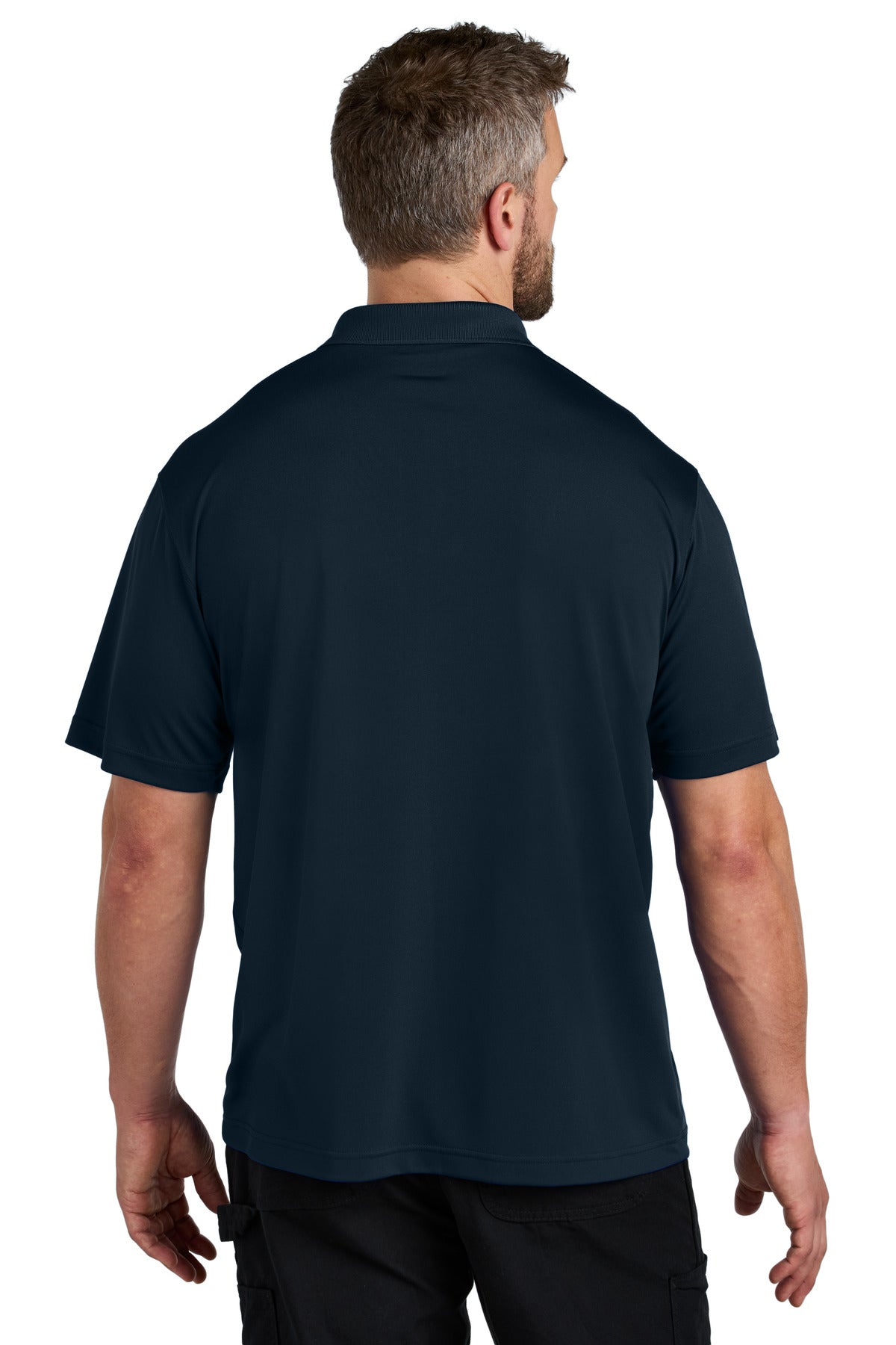 Navy Carhartt Force Snag-Resistant Pocket Polo CT106880