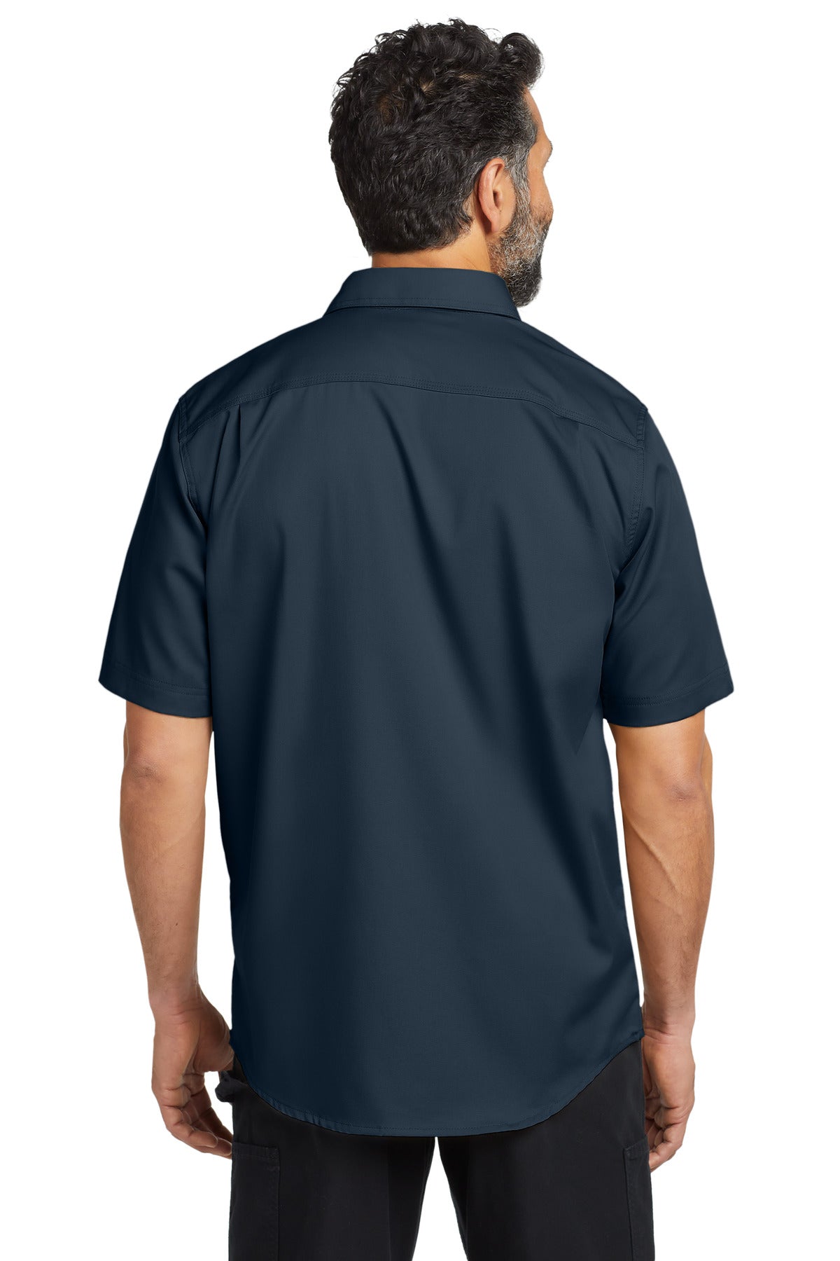 Navy Carhartt Rugged Professional Series Short Sleeve Shirt CT106688