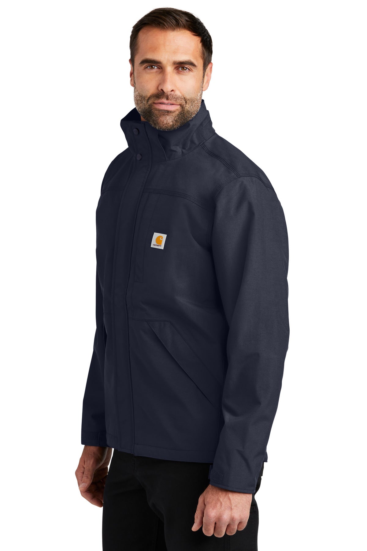 Navy Carhartt Storm Defender Shoreline Jacket CT104670