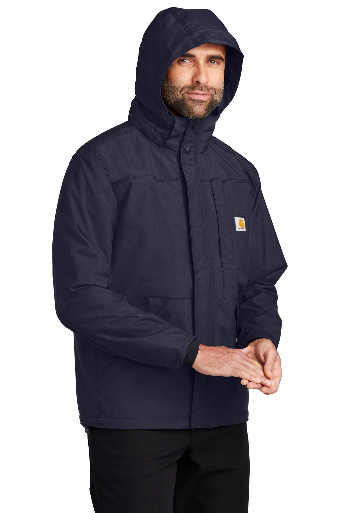 Navy Carhartt Storm Defender Shoreline Jacket CT104670